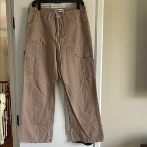 Juniors Tan Cargo Pants